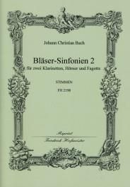 Johann Christian Bach: Bläser-Sinfonien 4-6 / stimmen