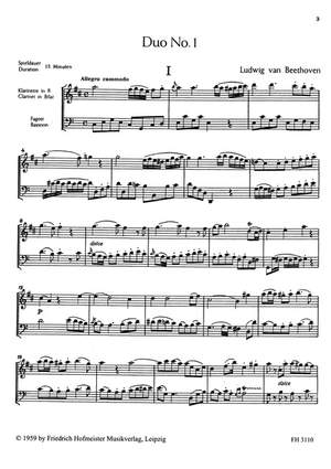 Ludwig van Beethoven: 3 Duos