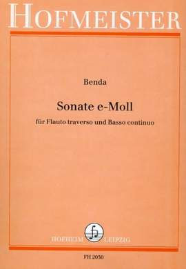 Benda, F: Sonata In E Minor