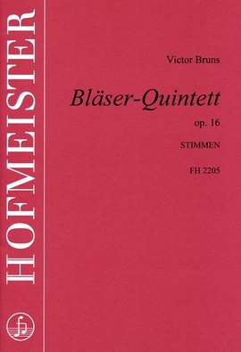 Bruns, V: Wind Quintet Op 16 - Parts