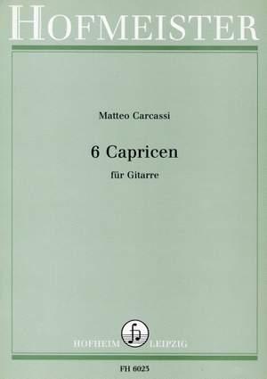 Matteo Carcassi: 6 Capricen, op. 26