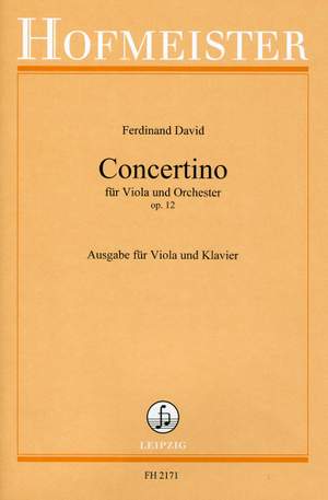 David, F: Concertino Op 12