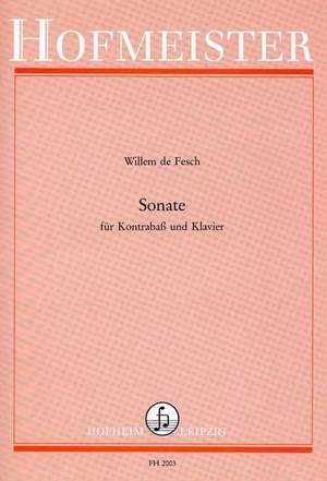 Willem de Fesch: Sonata for Double Bass and Piano