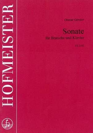 Gerster, O: Sonata