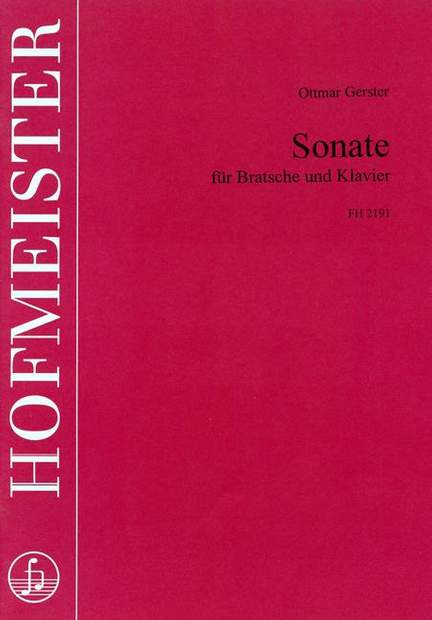 Gerster, O: Sonata