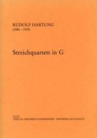 Hartung, R: String Quartet In G