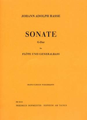 Johann Adolf Hasse: Sonate G-Dur
