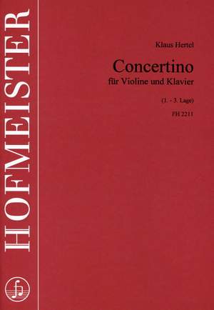 Hertel, K: Concertino