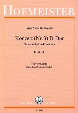 Hoffmeister, F. A: Concerto No 3 In D Major