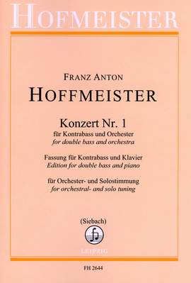 Hoffmeister, F. A: Concerto No 1