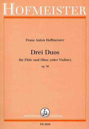 Hoffmeister, F. A: 3 Duos Op 38