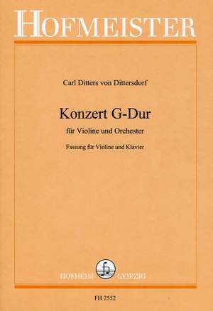 Dittersdorf, C. D. V: Concerto In G