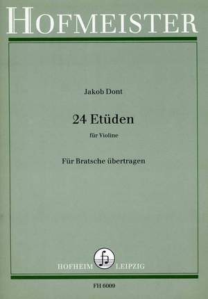 Dont, J: 24 Studies Op 35