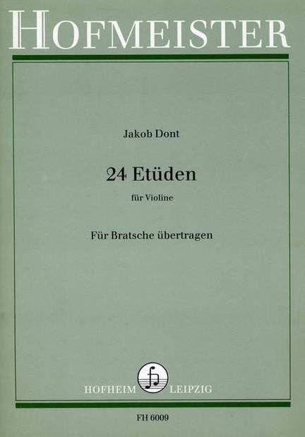 Dont, J: 24 Studies Op 35