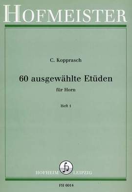 C. Kopprasch: 60 Ausgewahlte Etuden (Gumbert, Frehse) - Heft 1
