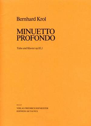 Krol, B: Minuetto Profondo Op 83/1
