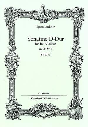 Lachner, I: Sonatine In D Op 90/2