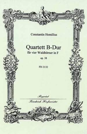 Homilius, C: Quartet Op 38