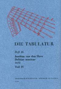 Joachim van den Hove: Die Tabulatur, Heft 16