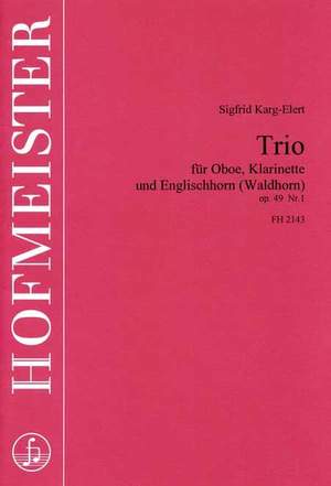 Sigfrid Karg-Elert: Trio, op. 49/1