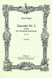 David Popper: Gavotte Nr. 2 D-Dur, op. 23