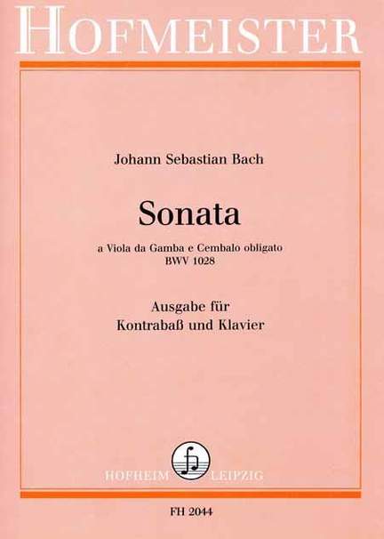 Bach, J. S: Sonata Bwv 1028