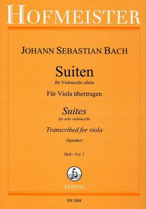 Bach, J S: Cello Suites Volume 1