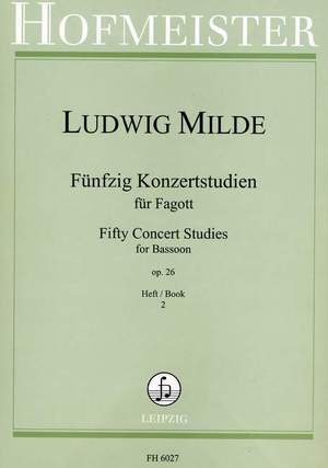 Ludwig Milde: 50 Konzertstudien, op. 26, Heft 2