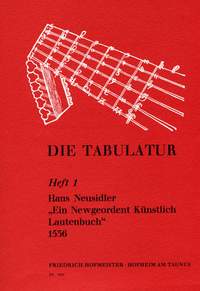Neusidler, H: Die Tabulatur Book1: Lautenbuch, 1536, Teil I
