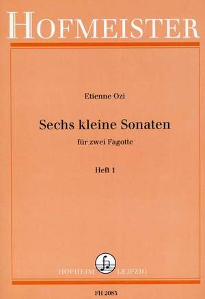 Ozi, E: 6 Little Sonatas Book 1