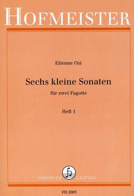 Ozi, E: 6 Little Sonatas Book 1