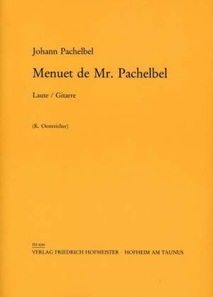 Pachelbel, J: Menuett