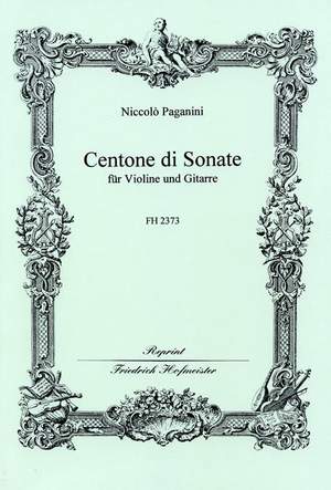 Paganini, N: Centone Di Sonate