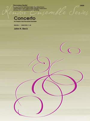 John H. Beck: Concerto For Timpani And Percussion