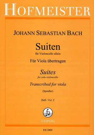 Bach, J S: Cello Suites Volume 2
