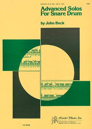 John H. Beck: Advanced Solos Snare Drum
