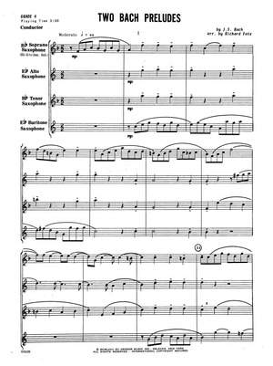 J.S. Bach: Two Bach Preludes