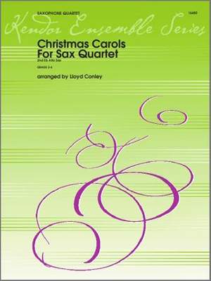 Christmas Carols For Sax Quartet - 2nd Eb Alto Sax