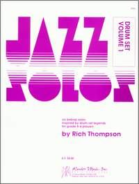 Thompson: Jazz Solos For Drum Set, Volume 1