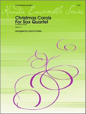 Christmas Carols For Sax Quartet - Score