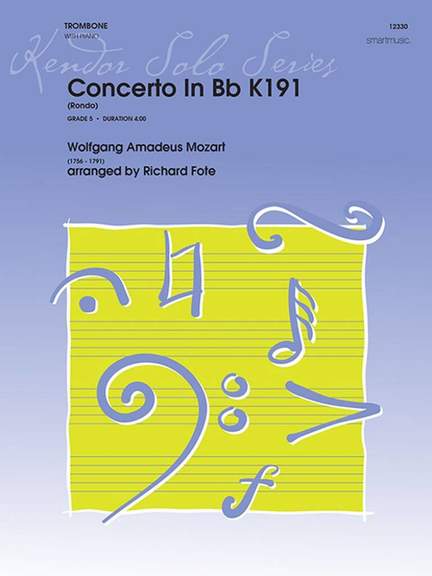 Wolfgang Amadeus Mozart: Concerto In Bb K 191 (Rondo)