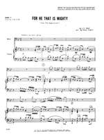 Johann Sebastian Bach: For He That Is Mighty (from The Magnificat) Product Image