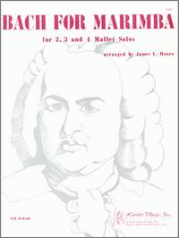 Johann Sebastian Bach: Bach For Marimba