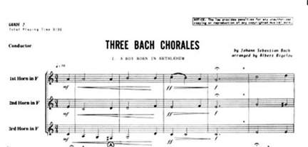 Bach: Three Bach Chorales