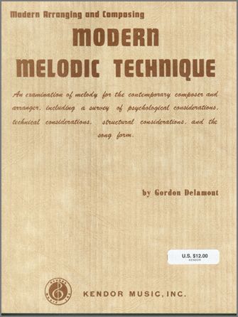 Gordon Delamont: Modern Melodic Technique