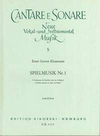 Ernst G. Klussmann: Spielmusik Nr. 1