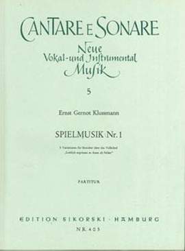 Ernst G. Klussmann: Spielmusik Nr. 1