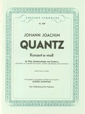 Johann Joachim Quantz: Konzert