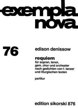 Edison Denisov: Requiem nach Gedichten von F. Tanzer