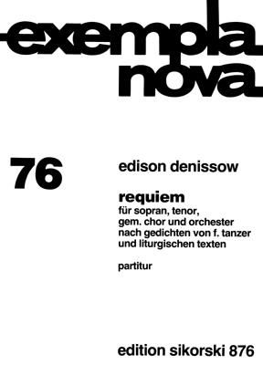 Edison Denisov: Requiem nach Gedichten von F. Tanzer